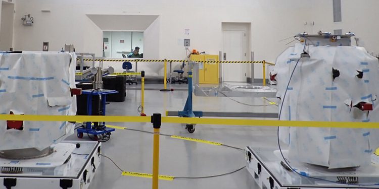 Las naves espaciales TRACERS de la Nasa llegaron a Vandenberg para su próximo lanzamiento. Fuente: Nasa/Millennium Space Systems
