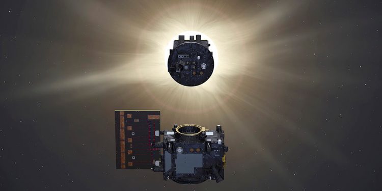 Proba-3 capta su primer eclipse solar artificial en órbita