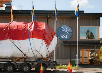 Themis, el prototipo de cohete reutilizable de la ESA, llegó a Esrange