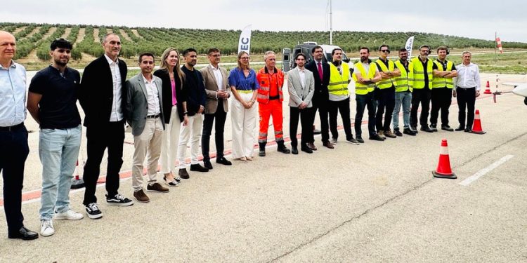 U-ELCOME conecta por primera vez dos espacios U-space en una operación sanitaria con drones en Andalucía
