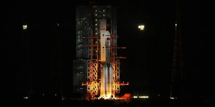 China lanzó la nave espacial de carga Tianzhou-9 a su estación espacial. Fuente: Corporación de Ciencia y Tecnología Aeroespacial de China (Wang Xiaoyue)
