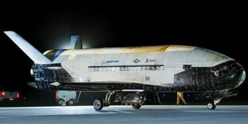 El X-37B de Boeing se prepara para su octava misión orbital. Fuente: Fuerza Espacial de EEUU