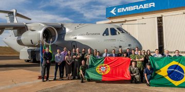 Embraer entregó a la Fuerza Aérea Portuguesa el tercer avión KC-390 Millennium. Fuente: Embraer
