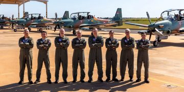 Embraer entregó cuatro aviones A-29 Super Tucano a la Fuerza Aérea Paraguaya