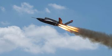 Kratos XQ-58A Valkyrie. Fuente: Airbus y Kratos