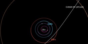 La Nasa descubre un cometa interestelar que se mueve a través del sistema solar