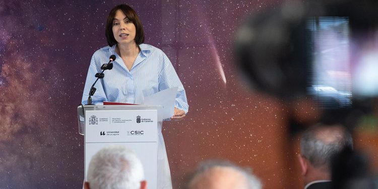 La ministra de Ciencia, Innovación y Universidades, Diana Morant. Fuente: Ministerio de Ciencia, Innovación y Universidades