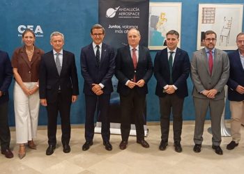Presentación de datos del sector aeroespacial andaluz 2024. Fuente: Andalucía Aeroespace
