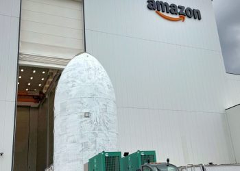 SpaceX se dispone a lanzar la próxima misión Kuiper. Fuente: Amazon
