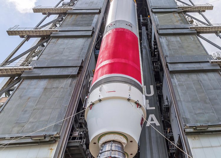 Vulcan prepara el lanzamiento del USSF-106. Fuente: ULA