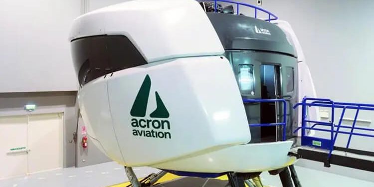 Acron Aviation recibe la aprobación de la CAA para su simulador de vuelo del A320 en Bangkok. Fuente: Acron Aviation