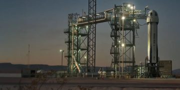 Blue Origin canceló el lanzamiento de la misión NS-35 con 40 cargas útiles al espacio. Fuente: Blue Origin