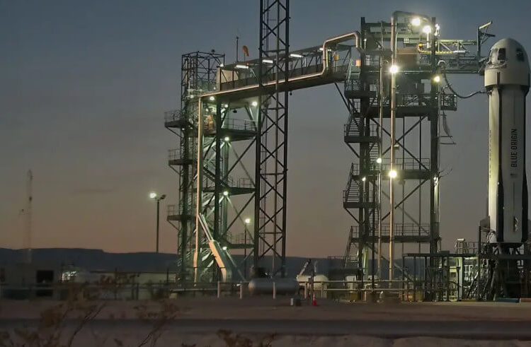 Blue Origin canceló el lanzamiento de la misión NS-35 con 40 cargas útiles al espacio. Fuente: Blue Origin