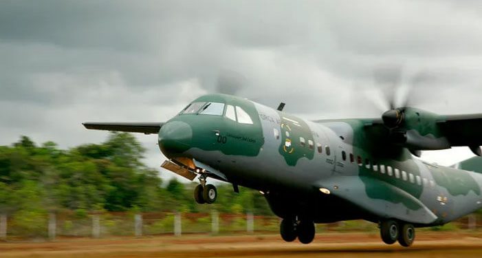 El primer C295 MSA de vigilancia marítima fabricado en Sevilla inicia su fase de pruebas. Fuente: Airbus.