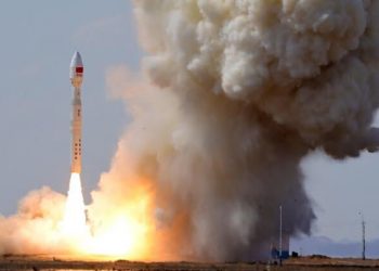 China lanzó el cohete Lijian-1 Y10 con siete satélites a bordo. Fuente: Xinhua