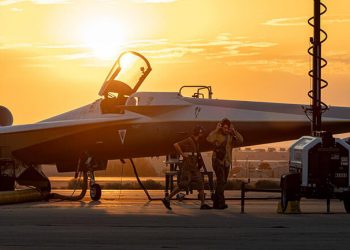 El avión de investigación supersónico silencioso X-59 de la Nasa. Fuente: Lockheed Martin Corporation
