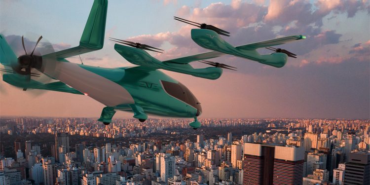 Eve Air Mobility obtiene una recaudación de capital de 230 millones de dólares y doble cotización en EEUU y Brasil. Fuente: Eve Air Mobility.
