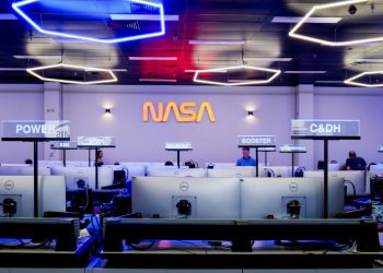 La nueva Sala de Evaluación de la Misión Orión dentro del Centro de Control de Misiones en el Centro Espacial Johnson de la NASA en Houston. Fuente: Nasa/Rad Sinyak