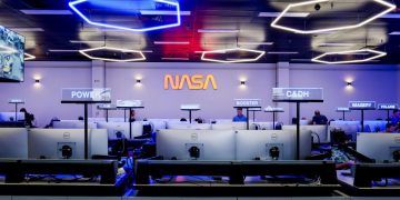 La nueva Sala de Evaluación de la Misión Orión dentro del Centro de Control de Misiones en el Centro Espacial Johnson de la NASA en Houston. Fuente: Nasa/Rad Sinyak