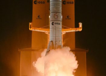 La ESA lanzó el primer MetOp-SG y Sentinel-5 desde Kourou. Fuente: ESA.