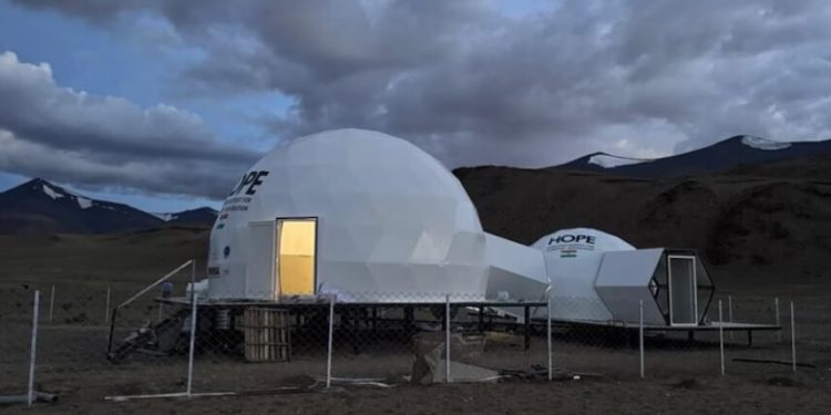ISRO lanza la misión HOPE para simular condiciones similares a las de Marte en Ladakh. Fuente: ISRO