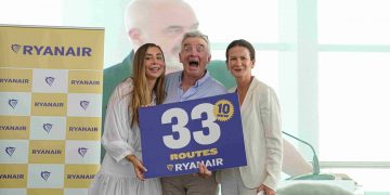 Ryanair abrirá una nueva base en Tirana para el verano de 2026. Fuente: Ryanair.