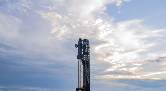 SpaceX canceló a última hora el lanzamiento de la décima prueba de Starship. Fuente: SpaceX