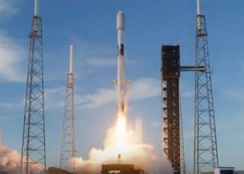 SpaceX logra llevar a cabo el lanzamiento de la misión KF-02 del Proyecto Kuiper de Amazon. Fuente: SpaceX.