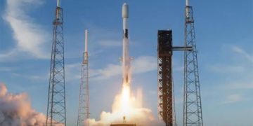 SpaceX logra llevar a cabo el lanzamiento de la misión KF-02 del Proyecto Kuiper de Amazon. Fuente: SpaceX.