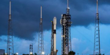 SpaceX vuelve a retrasar el lanzamiento de la misión KF-02 del Proyecto Kuiper de Amazon. Fuente: SpaceX.