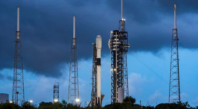 SpaceX vuelve a retrasar el lanzamiento de la misión KF-02 del Proyecto Kuiper de Amazon. Fuente: SpaceX.