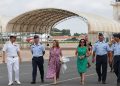 Visita de la ministra de Defensa a la academia general del aire y del espacio. Fuente:Iñaki Gómez/MDE