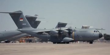 Vuelo inaugural del primer A400M para la Fuerza Aérea de Indonesia. Fuente: Airbus.