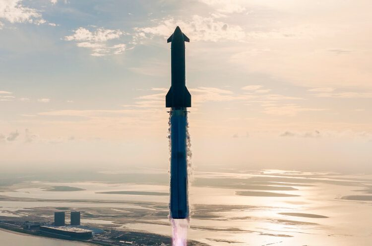 Décimo vuelo de prueba de Starship. Fuente: SpaceX