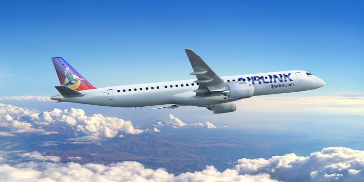 Airlink y Azorra ultiman un acuerdo de arrendamiento para 10 nuevos aviones Embraer E195-E2. Fuente: Embraer.