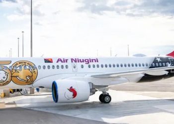 Air Niugini recibe su primer Airbus A220. Fuente: Airbus