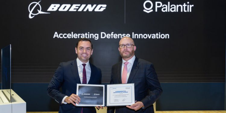 Boeing se asocia con Palantir para acelerar la adopción de IA en programas de defensa. Fuente: Boeing