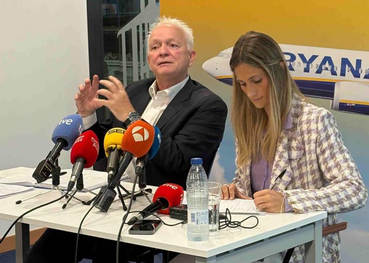 Eddie Wilson, CEO de Ryanair. Fuente: Ryanair