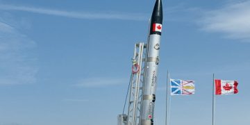 Fracasó el primer intento de lanzamiento de un cohete comercial en Canadá. Fuente: NordSpace