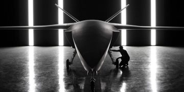 Helsing presentó el dron de combate CA-1 Europa. Fuente: Helsing