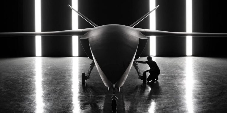 Helsing presentó el dron de combate CA-1 Europa. Fuente: Helsing
