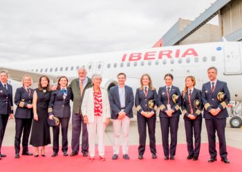 Iberia dedica uno de sus aviones a Bettina Kadner, pionera de la aviación española. Fuente: Iberia
