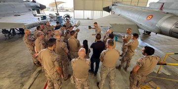 Implantación del Eurofighter en la Base Aérea de Gando. Fuente: Ejército del Aire y del Espacio