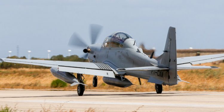 La Fuerza Aérea Portuguesa recibe sus primeros A-29N Super Tucano. Fuente: Embraer