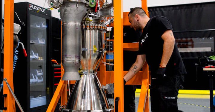 PLD Space culmina la integración del motor TEPREL-C para la primera etapa del MIURA 5. Fuente: PLD Space