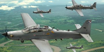 Panamá incorpora cuatro A-29 Super Tucano para reforzar su vigilancia aérea. Fuente: Embraer