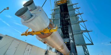 ULA prepara para el 25 de septiembre el lanzamiento de 27 satélites del proyecto Kuiper de Amazon. Fuente: ULA