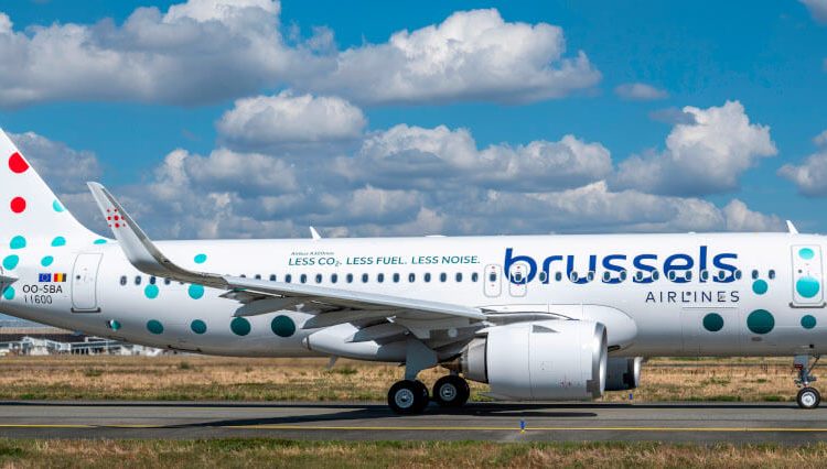 Un A320neo de Brussels Airlines. Fuente: Brussels Airlines