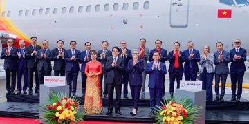 Vietjet recibe su primer Boeing 737-8 en un pedido histórico de 200 aviones. Fuente: Vietjet