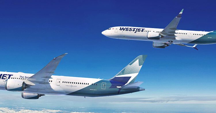 WestJet moderniza su flota con 67 nuevos aviones Boeing. Fuente: Boeing